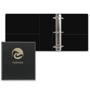 Custom 3" Signature Angle D Ring Binder