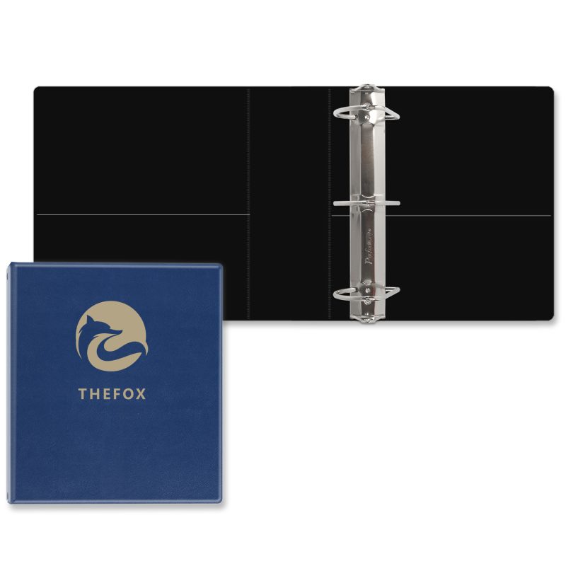 Custom 3" Signature Angle D Ring Binder - 5