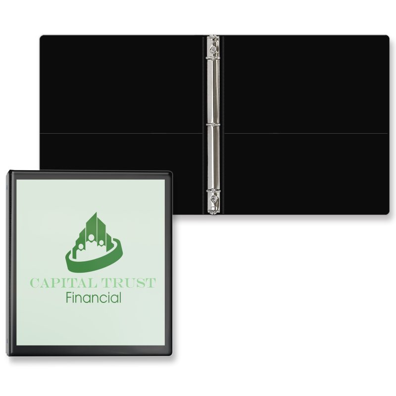 Custom 3/4" Entrapment Round Ring Binder - 8