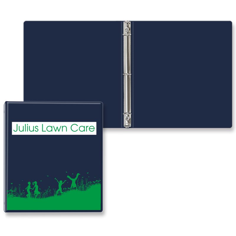 Custom 3/4" Express Round Ring Binder - 9