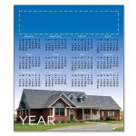 Custom 3.5" x 4" Small Magnetic Calendar 20 Mil - 4