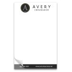Custom 50 Page 5-1/2 x 8-1/2 Paper Note Pad