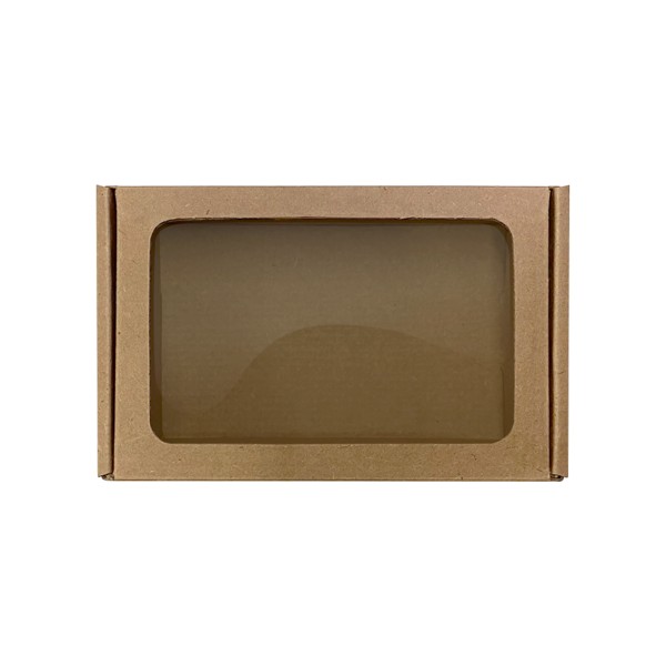 Custom 6" x 4" Cardboard Box with Window Lid