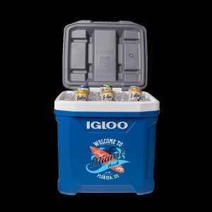 Custom 60 Qt. Igloo® Latitude Roller Cooler