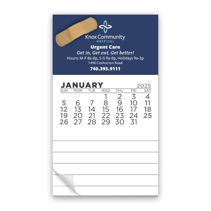 Custom Add-A-Pad 12 Month Calendars