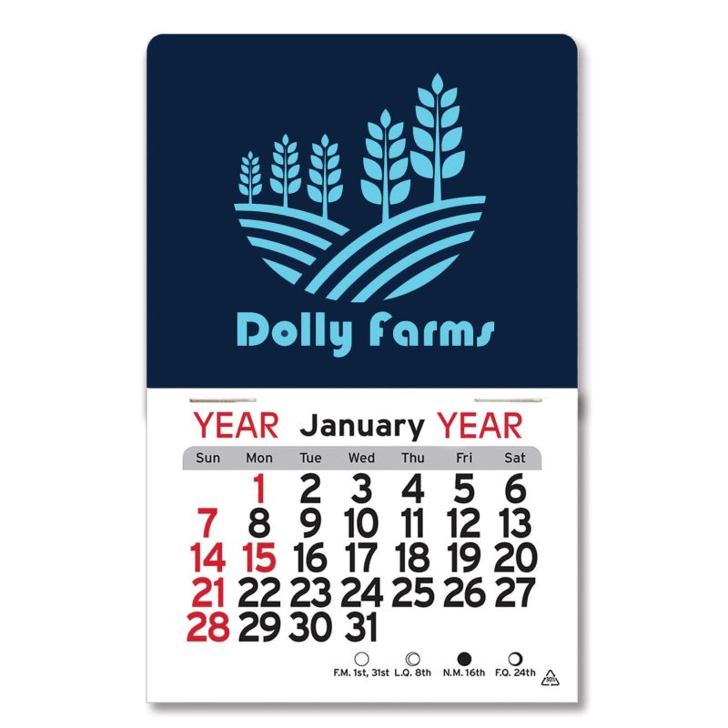 Custom Adhesive Peel-N-Stick® Calendar - Billboard - 3
