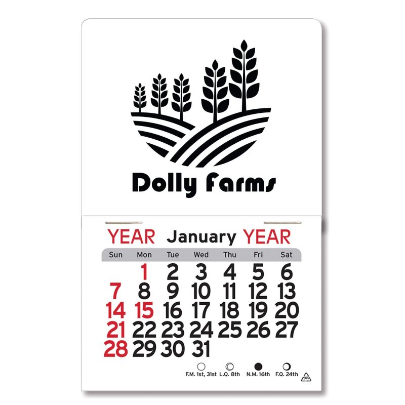 Custom Adhesive Peel-N-Stick® Calendar - Billboard - 4