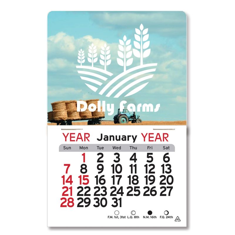 Adhesive-Peel-N-Stick®-Calendar-Billboard-1016 Custom Adhesive Peel-N-Stick® Calendar - Billboard