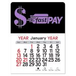 Custom Adhesive Peel-N-Stick® Calendar - Dollar Sign - 3