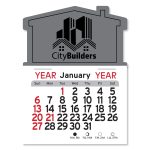 Custom Adhesive Peel-N-Stick® Calendar - House - 4
