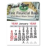 Custom Adhesive Peel-N-Stick® Calendar - Thank You