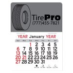 Custom Adhesive Peel-N-Stick® Calendar - Tire - 3