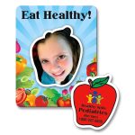 Custom Apple Punch Out Picture Frame Magnet