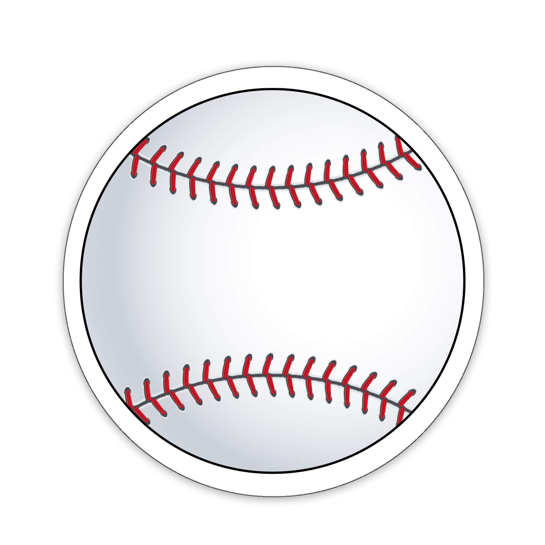 Baseball Shaped NoteKeeper™ Magnet 20 Mil – Swag Made in the USA