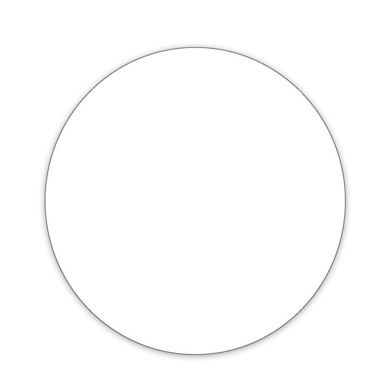 Custom Baseball Shaped NoteKeeper™ Magnet 20 Mil - 1