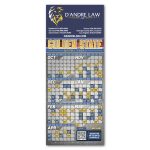 Custom Basketball Schedule Magnet