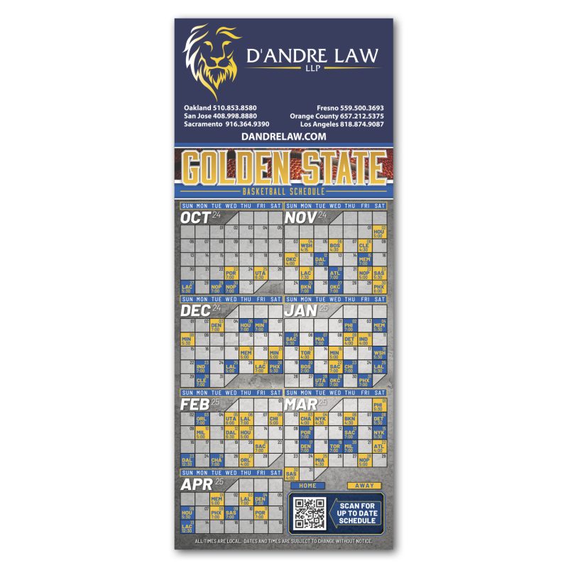 Basketball-Schedule-Magnet-SCH21 Custom Basketball Schedule Magnet