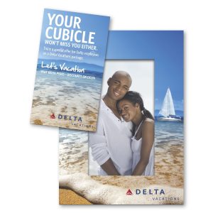 Custom Bus Card Punch Out Picture Frame Magnet