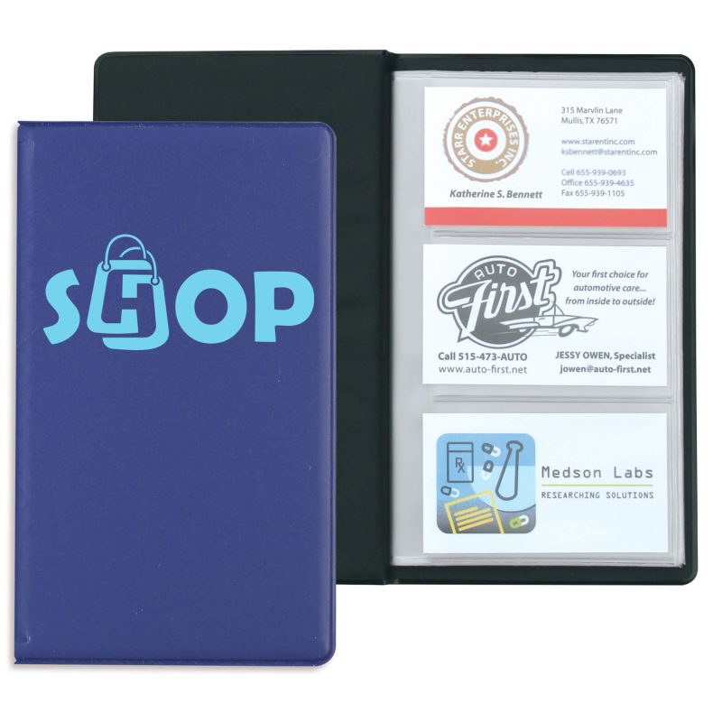 Custom Business Card Holder - 72 Cards - 8