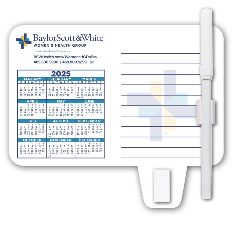 Custom Calendar / Memo Magnet with Clip