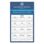 Custom Calendar Sq Crnr Magnet 2-29/32 x 4-15/16