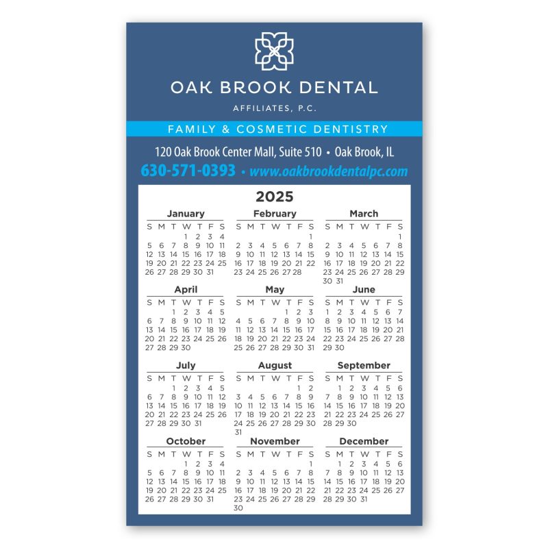 Custom Calendar Sq Crnr Magnet 2-29/32 x 4-15/16