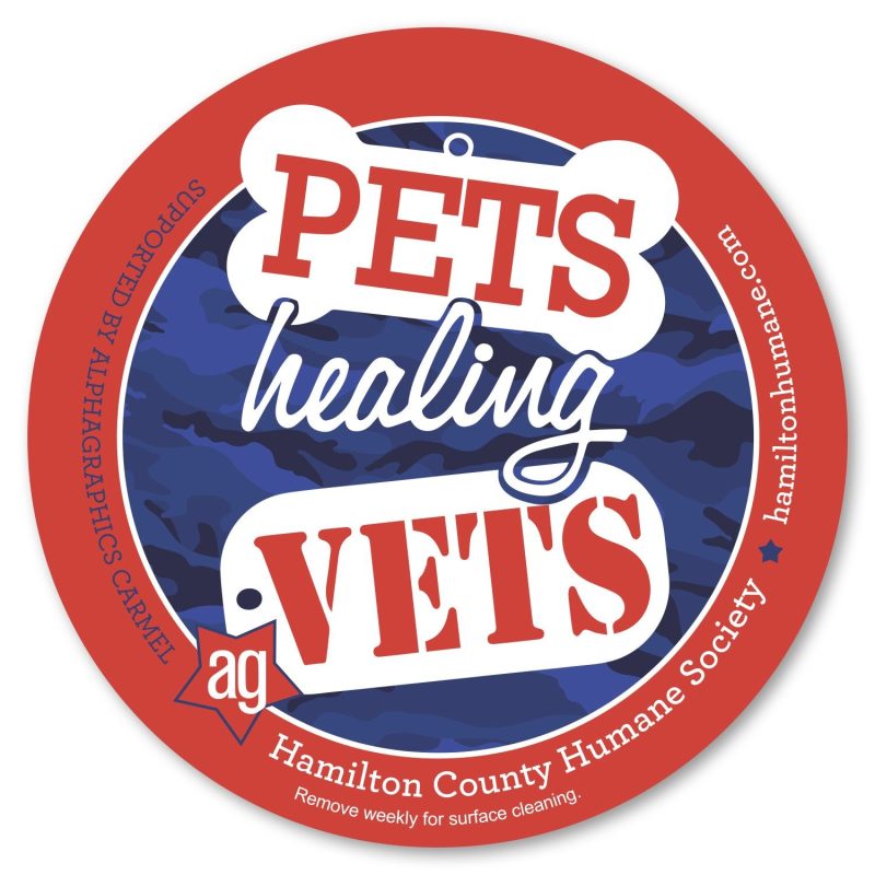 Custom Car Sign Circle Magnet 3-3/4 Diameter