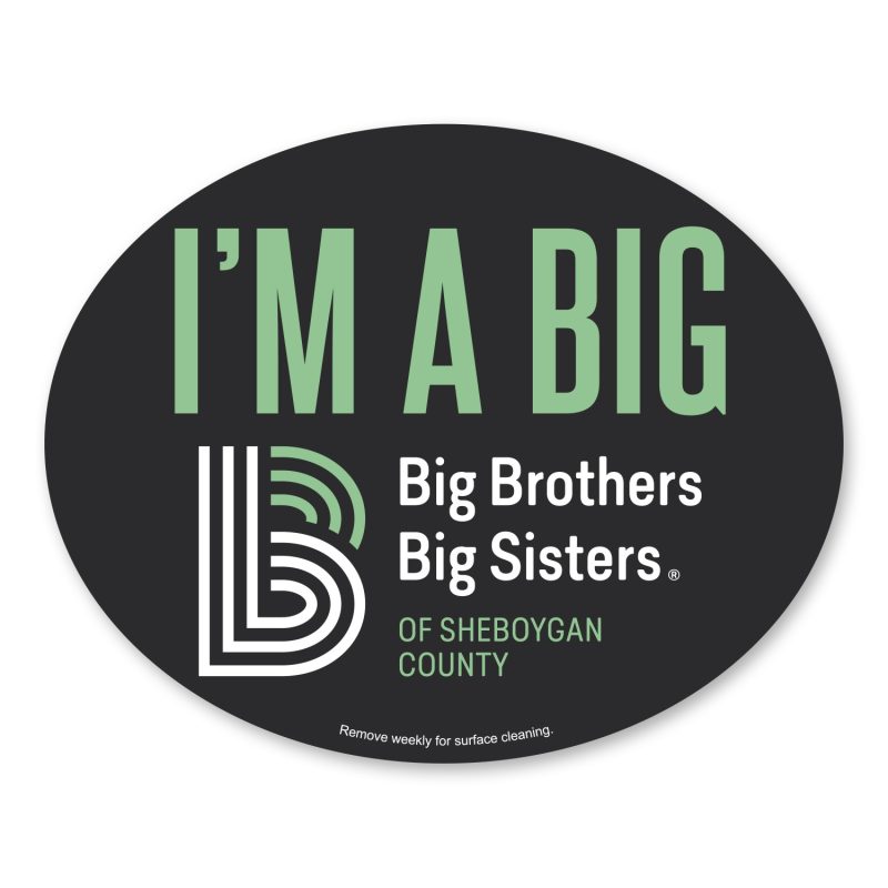 Custom Car Sign Oval Magnet 5 x 4