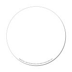 Custom Circle 5.75" Magnetic Sign - Full-Color - 1