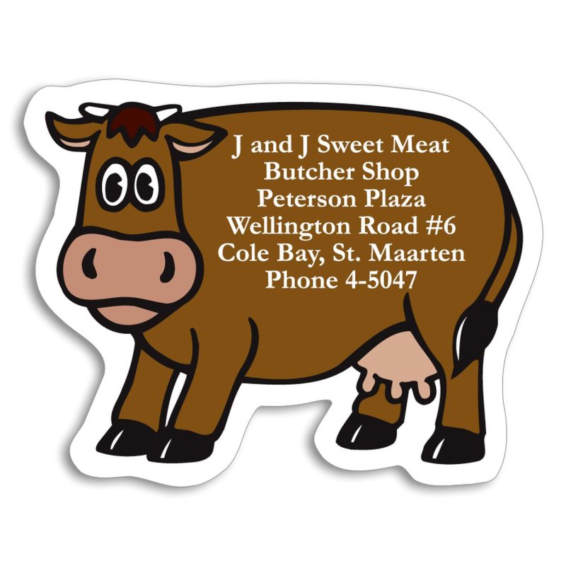 Custom Cow Magnet