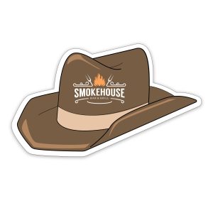 Custom Cowboy Hat Shaped NoteKeeper™ Magnet 20 Mil