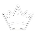 Custom Crown Shaped NoteKeeper™ Magnet 20 Mil - 2