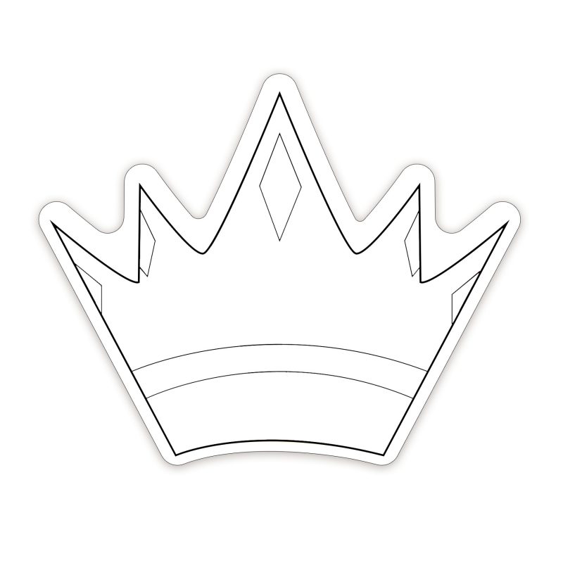 Custom Crown Shaped NoteKeeper™ Magnet 20 Mil - 2