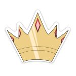 Custom Crown Shaped NoteKeeper™ Magnet 20 Mil - 3