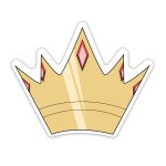 Custom Crown Shaped NoteKeeper™ Magnet 20 Mil - 4