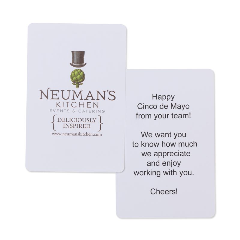 Custom Custom Greeting Card - White - 2