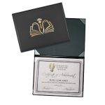 Custom Deluxe Certificate/Diploma Holder - 8 Corners - 6