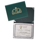 Custom Deluxe Certificate/Diploma Holder - 8 Corners - 9