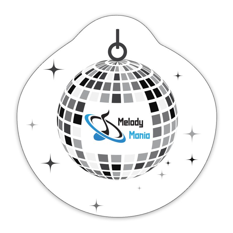 Custom Disco Ball Shaped NoteKeeper™ Magnet 20 Mil