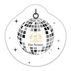 Custom Disco Ball Shaped NoteKeeper™ Magnet 35 Mil