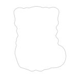 Custom Dog Shaped NoteKeeper™ Magnet 35 Mil - 1