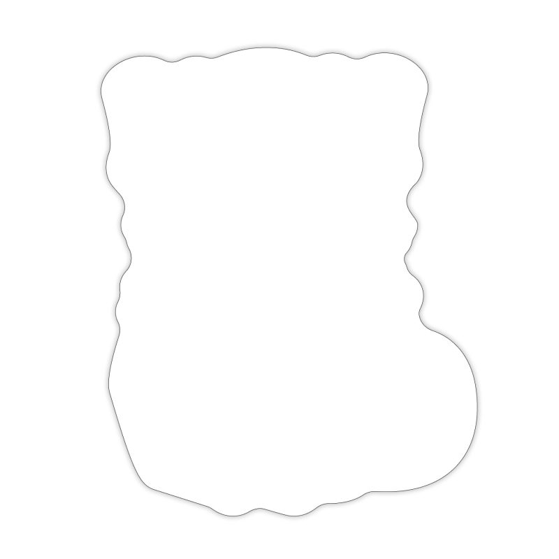 Custom Dog Shaped NoteKeeper™ Magnet 35 Mil - 1