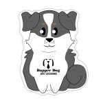 Custom Dog Shaped NoteKeeper™ Magnet 35 Mil