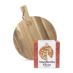Custom FarmSteady Margherita Pizza DIY & Board Gift Set - Wood