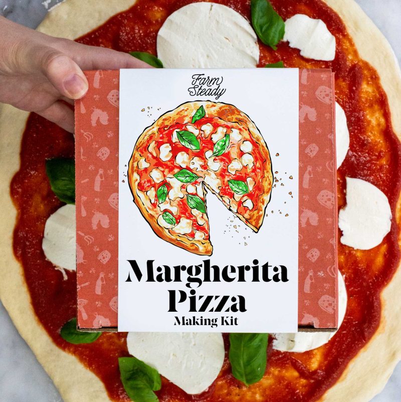 Custom FarmSteady Margherita Pizza DIY & Board Gift Set - Wood - 2