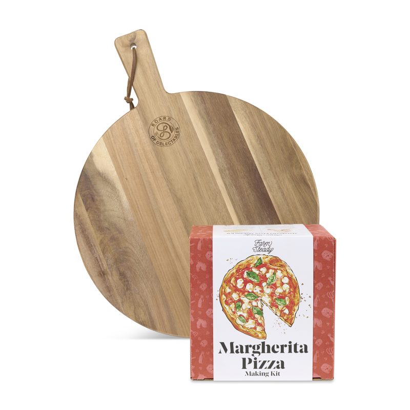 FarmSteady-Margherita-Pizza-DIY-Board-Gift-Set-Wood-102376-214 Custom FarmSteady Margherita Pizza DIY & Board Gift Set - Wood