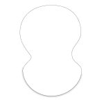 Custom Flowers with Vase Shaped NoteKeeper™ Magnet 20 Mil - 1