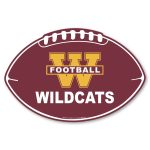 Custom Football Car Sign Magnet