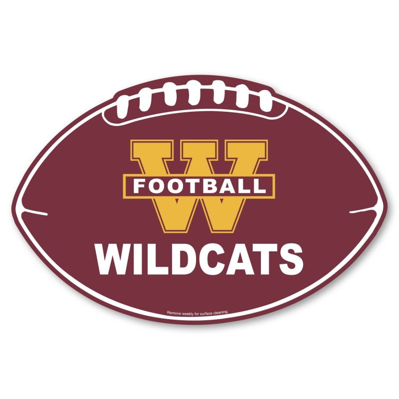Custom Football Car Sign Magnet