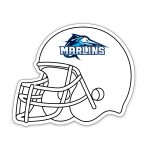 Custom Football Helmet Shaped NoteKeeper™ Magnet 20 Mil - 4